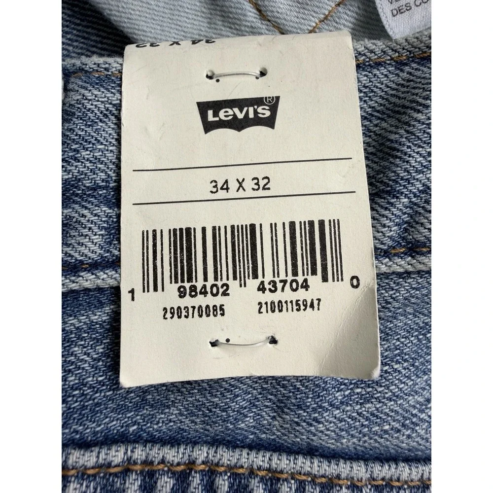 Levi Premium 568 LOOSE 34X32‎ Lightweight Denim X Linen Baggy Barrel Jeans NWT